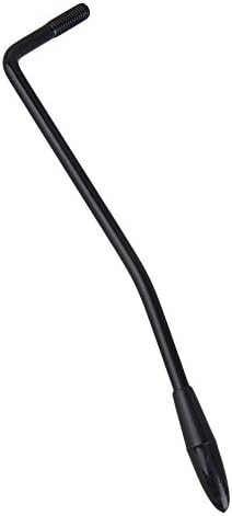 Yibuy 5.2mm Black Electric Guitar Part Tremolo Arm Trem Bar Whammy Bar with Black Tip