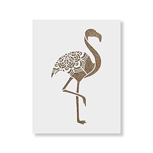 Flamingo Stencil Template - Reusable Stencil with Multiple Sizes Available
