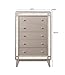 Coaster Furniture Leighton Chest Metallic Mercury 204925