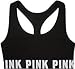 Victoria's Secret PINK Logo Bra Top Small Black Logo Band
