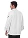 Five Star Chef Apparel 18120 Executive Chef Coat with Black Trim White 3XL