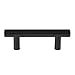 Probrico 15 Pack 2-1/2 Inch Hole to Hole Spacing Flat Black Modern Cabinet Hardware Drawer Handle Kitchen Cupboard T Bar Pull Dresser Knobs Set