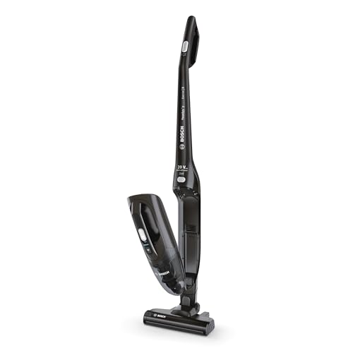 Bosch Akku-Staubsauger Readyy‘y Serie 2 BBHF220, kabellos, beutellos, 2in1 Lösung mit abnehmbarem Handgerät, hohe Saugkraft, Lange Laufzeit, 2 Stufen,