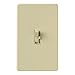 Lutron Toggler Incandescent 600-Watt Single-Pole Dimmer Switch, TG-600PH-IV, Ivory