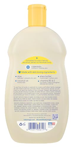 BABY MAGIC MOISTURIZING HAIR & BODY WASH, 16.5 FL OZ