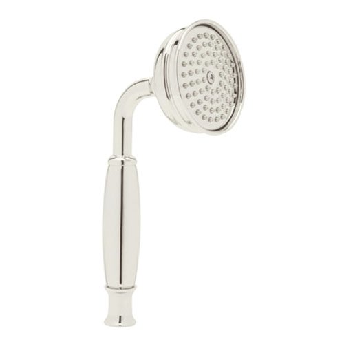 Rohl 1101/8EPN Anti-Cal Single-Function Handshower, Polished Nickel