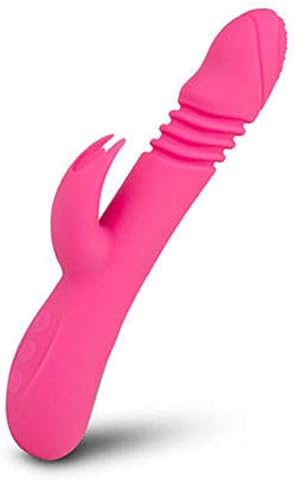 Telescopic Heating Ball Bead Massage Female Silicone Vibration Rod Adult Equipment Supplies Pink