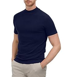 PJ PAUL JONES Mens Mock Turtleneck Pullover Sweater