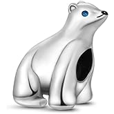 XinYouZhi S925 Sterling Silver Charms for Bracelets DIY Cubic Zirconia Bracelet Charm Beads for Women Angel Wings Necklace Anklet Bead Charms for Birthday Valentines Day Choices