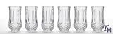 Studio Silversmiths Medea Collection Crystal Highball Glasses (set of 6)