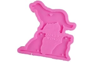 DIY STENCIL Retriever Mold,Golden Retriever Family Keychain Mold,Golden Retriever Silicone Mold,Golden Retriever Mold, Golden Retriever Resin Mold