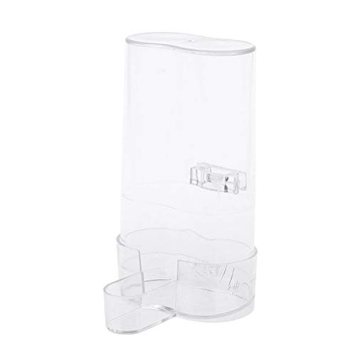 Jim-Hugh Automatic Pet Bird Feeder Parrot Water Feeding Drinker Clip Cage Supplies