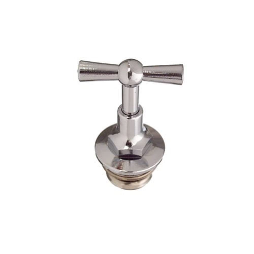 CORNAT TEC301401 Valve top Part bar Dull, Matt Chrome, 1/2 Zoll Aussengewinde