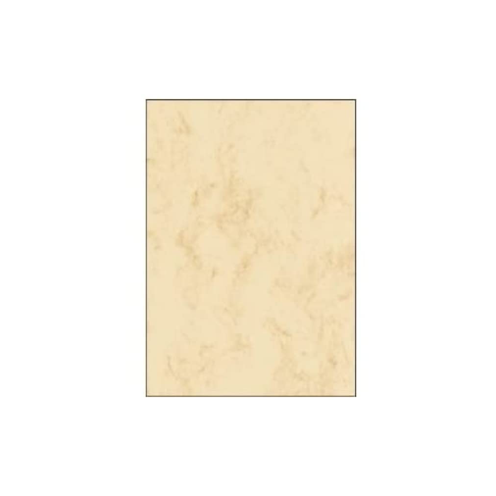 SIGEL DP907 Marbled Writing Paper, A5, 90 gsm double sided, Beige, 100 sheets
