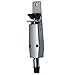 Heavy Duty Spring Loaded Step Down Door Holder/Stopper, 8 Inch, (Aluminum Finish)