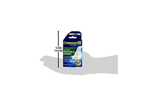 image for Compound W One Step Invisible Strips | Wart Removal | 14 Strips | 2 Pa