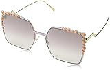 Fendi Sunglasses 0259/s 035J Pink With brown mirror gradient lens