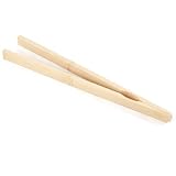 Bamboo 8 Inch Toast Tongs, Set Of 2