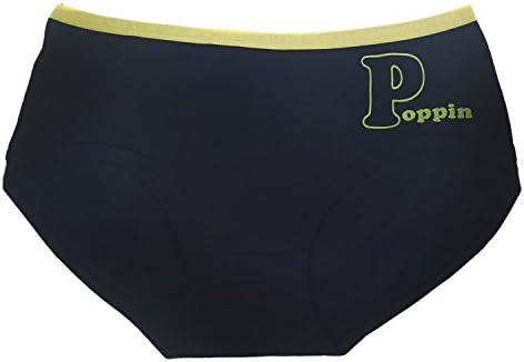 Women's Cotton Underwear Solid Color Briefs(Black average size)