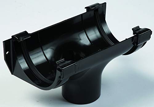 Polypipe (ex-Geberit) 110mm Terrain Crescent 2153.4.25g Running Outlet Grey