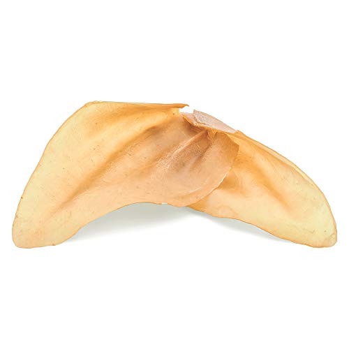 Best Bully Sticks 100% Natural Cow Ear Dog Treats (15 Pack)