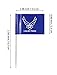 JBCD US Air Force Wings Toothpick Flag Mini Small Cupcake Topper Flags, 100 pcs