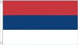 AZ FLAG Serbia Civil Flag 3x5 ft 100D Polyester Two Brass Grommets