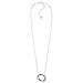 Silpada 'All-Around Chic' Double Circle Necklace in Two-Tone Sterling Silver