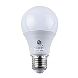 TOPCHANCES 7W E27 Dusk to Dawn Energy Save Smart Automatic Sensor LED Ball Bulbs, Warm White 3000K