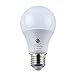 TOPCHANCES 7W E27 Dusk to Dawn Energy Save Smart Automatic Sensor LED Ball Bulbs, Warm White 3000K