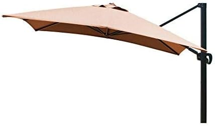 Amazon Com G14u 10x10 Square Cantilever Umbrella Garden Outdoor