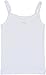 'Rene Rofe Girls Undershirt Camisole Tank Tops, White, X-Large / 14-16 (Pack of 6)'