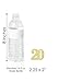 Big Dot of Happiness Gold Glitter 20 - No-Mess Real Gold Glitter Cut-Out Numbers - 20th Birthday Party Confetti - Set of 24