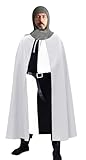 SUNLEXA Handmade Medieval Knight Tunic Halloween