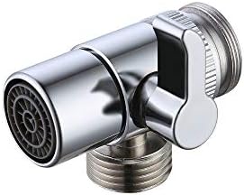 Sink Valve Diverter Faucet Splitter For Kitchen or Bathroom Sink Faucet Faucet to Hose Adapter Faucet Adaptor Splitter Part