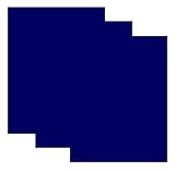 SISER EasyWeed Heat Transfer Vinyl HTV for T-Shirts 12 x 15 Inches 3 Precut Sheets (Navy Blue)