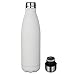 KINGSO 17oz Double Wall Vacuum Cool Insulation Stainless Steel Water Bottle Leak- proof and No Sweating Perfect for Summer Outdoor Sports Camping Hiking Cycling White