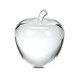 Badash SU316 Crystal Apple Paper Weight Home Accessory, 3.5