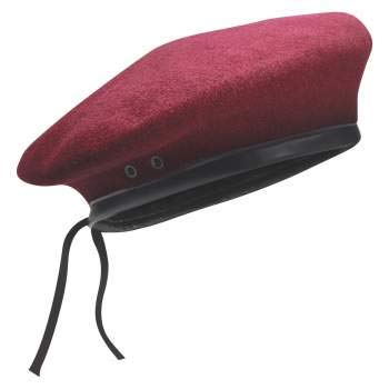 Rothco G.I. Style Beret, Maroon, 7 1/4