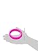 KidKusion Gummi Teething Bracelet Cable, Pink