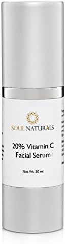 Soul Naturals Age-Defying Vitamin C Facial Serum — Reduces Appearance of Wrinkles &amp; Fine Lines — Light &amp; Hydrating — Deep Pore Cleanser — Anti-Aging Serum — 30mL