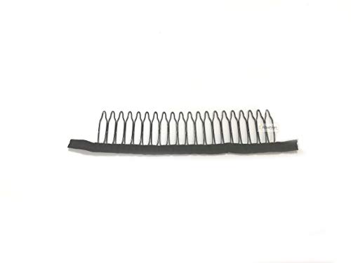 10 Pack Black Metal Lace Wig Combs - 20 Teeth Long Styling Tools for Wig Caps, Hair Extensions & Salon Use