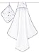 aden + anais hooded towel and washcloth set, rock star