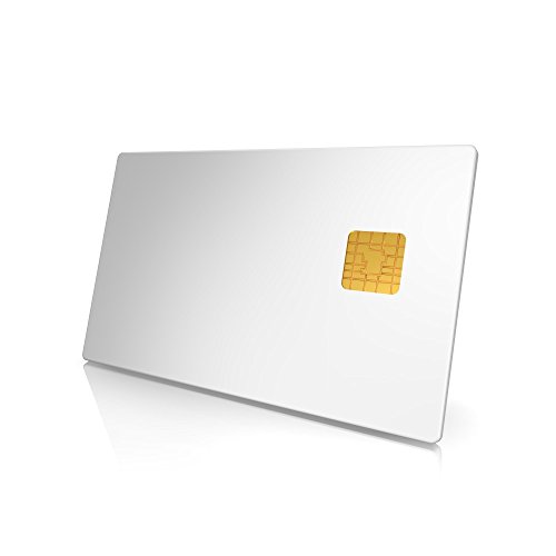 NXP J2A080 V2.4.1 T=1 JAVA ISO Card - Blank White Gloss Finish (Pack of 10)