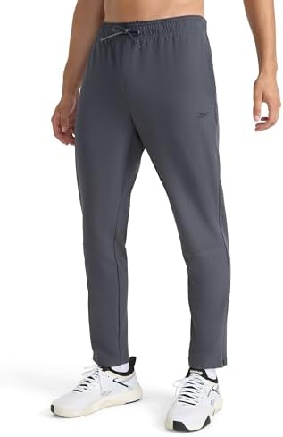 Reebok Men's Cross Check Woven Pant, Standard Fit, Lightweight