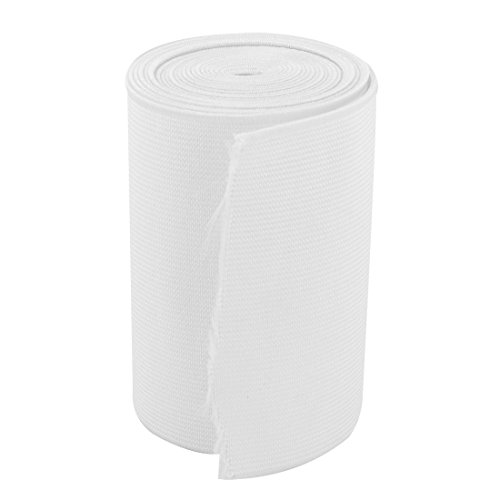 uxcell Polyester Tailoring DIY Dress Jeans Sewing Knitting Elastic Band Strap 2.84 Yards White