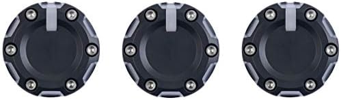 AJT DESIGN Climate Knobs (FJ Cruiser) Black - SS Screws
