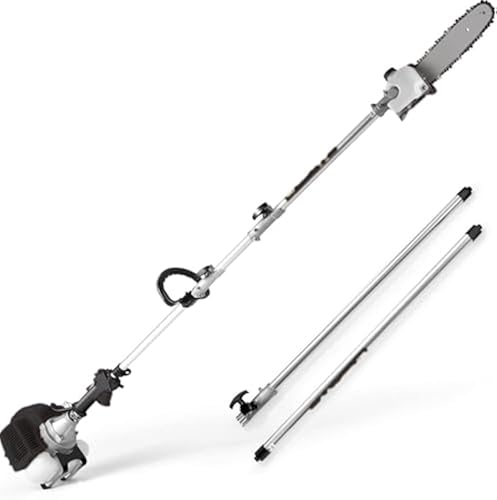 COOCHEER 150DB Train Pole Saw Gas Powered 58CC, 2-Cycle Engine for ...