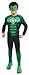 Green Lantern Child's Deluxe Hal Jordan Costume with Muscle Chest - One Color - Medium