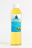 Sunflower Oil Unrefined Organic Carrier Cold Pressed Pure 8 oz